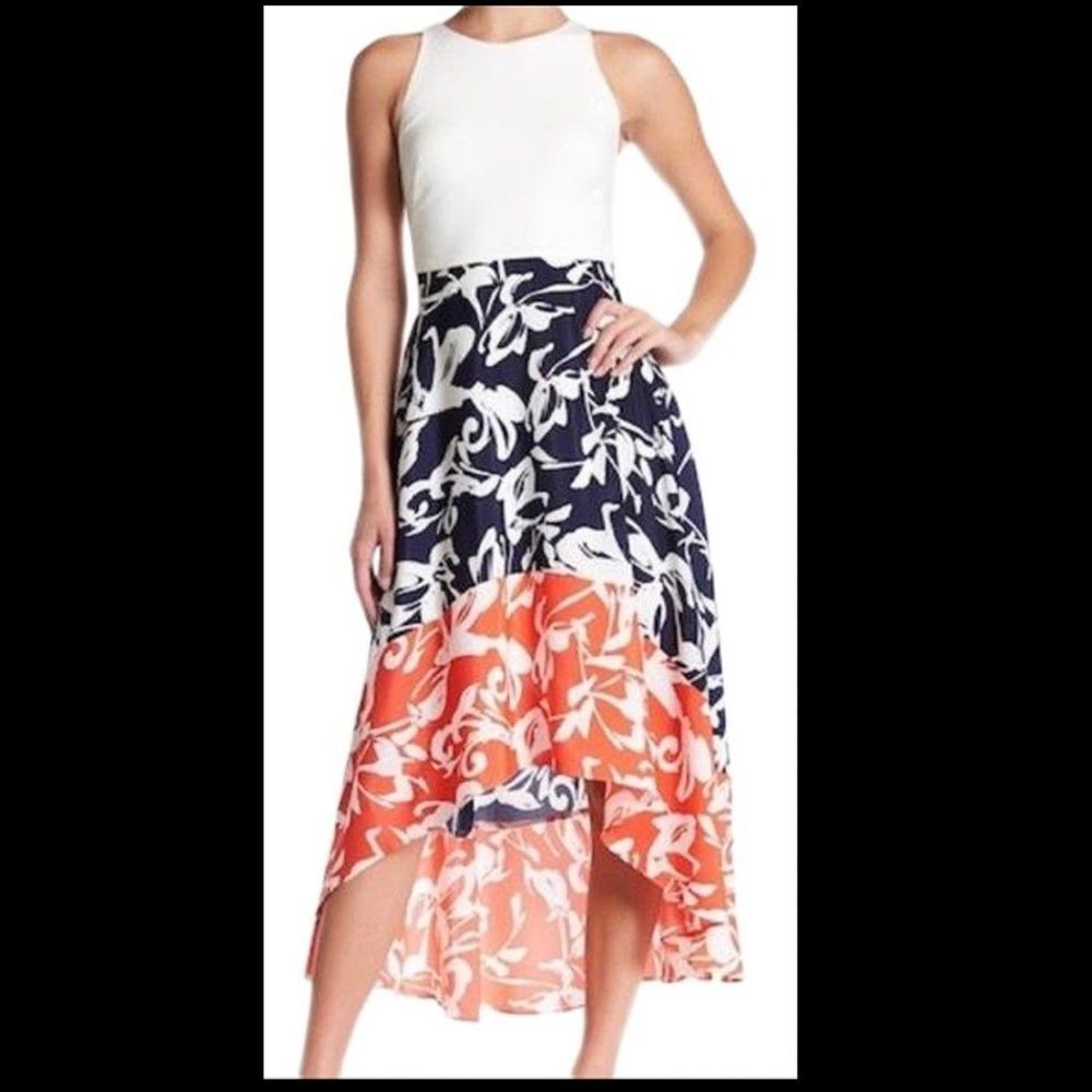 Vince Camuto | Sleeveless High Low Dress | Size Medium